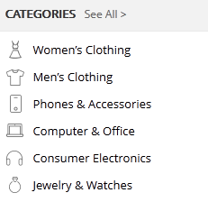 Features Categories