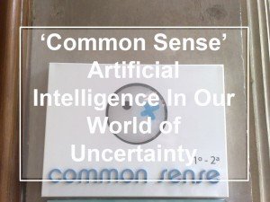 ‘Common Sense’ Artificial Intelligence In Our World of Uncertainty